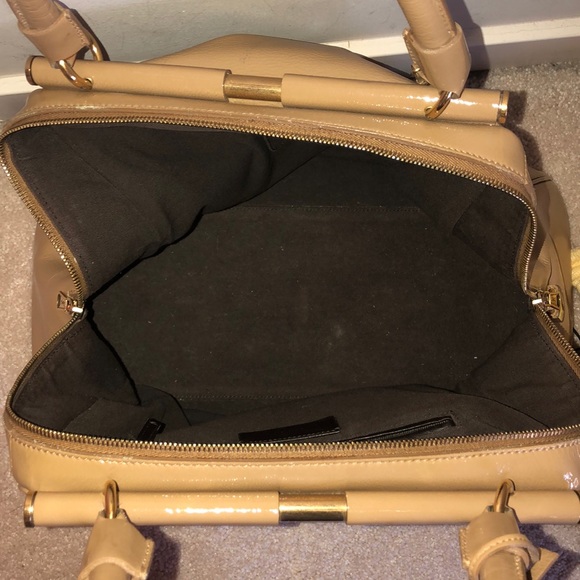 YSL Majorelle Tan Patent Leather Handbag authentic - Picture 9 of 9